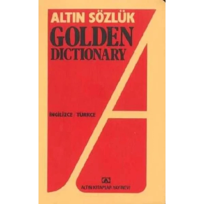 ALTIN GOLDEN İNGİLİZCE TÜRKÇE SÖZLÜK