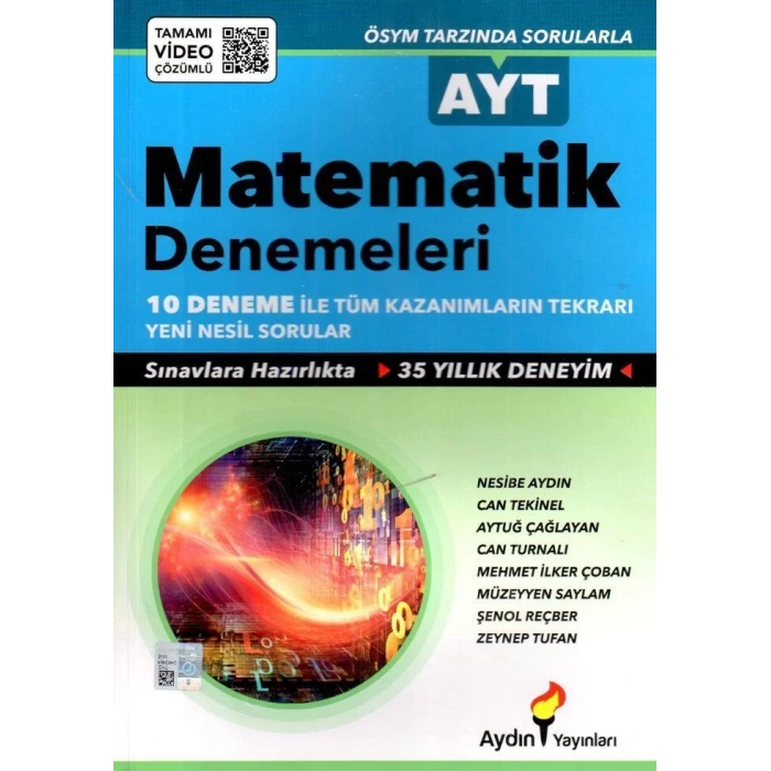 AYDIN AYT Matematik 10 Deneme