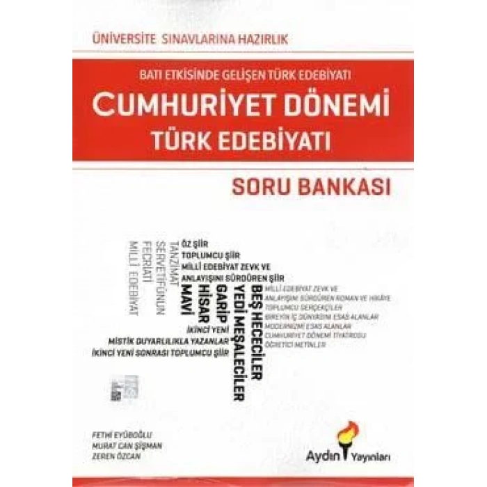AYDIN Cumhuriyet Edebiyatı Soru Bankası