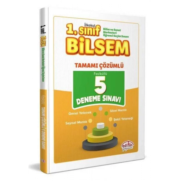 EDİTÖR 1.SINIF BİLSEM 5 DENEME