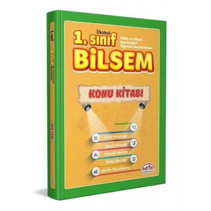 EDİTÖR 1.SINIF BİLSEM KONU KİTABI
