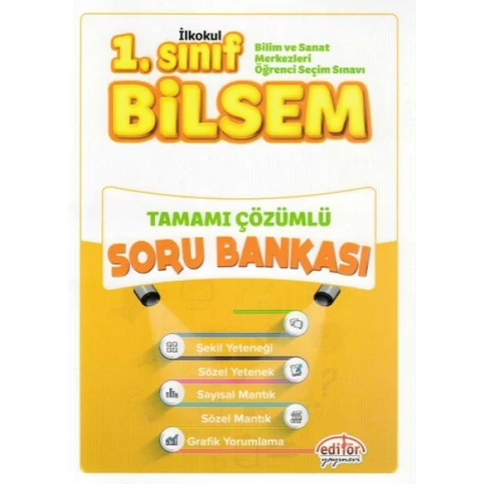 EDİTÖR 1.SINIF BİLSEM SORU BANKASI