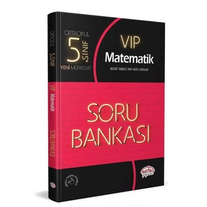 EDİTÖR 5.SINIF MATEMATİK SORU BANKASI