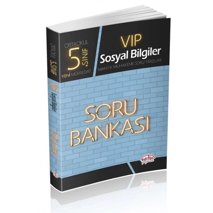 EDİTÖR 5.SINIF SOSYAL BİLGİLER SORU BANKASI