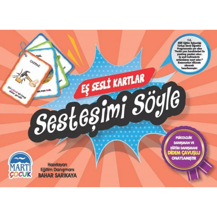 Eş Sesli Kartlar-Sesteşimi Söyle