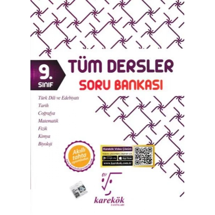 KAREKÖK 9.SINIF TÜM DERSLER SORU BANKASI