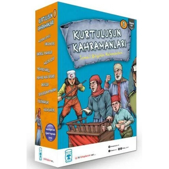 KURTULUŞUN KAHRAMANLARI 3 (10 KİTAP) - TİMAŞ