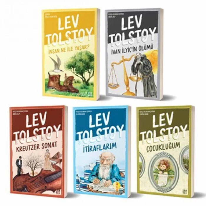 LEV TOLSTOY SETİ (5 KİTAP TAKIM) - DOKUZ YAYINLARI