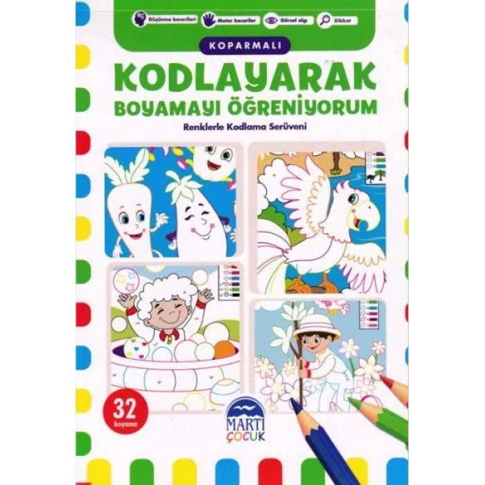 Martı-Kodlayarak Boyamayı Öğreniyorum Y Koparmalı