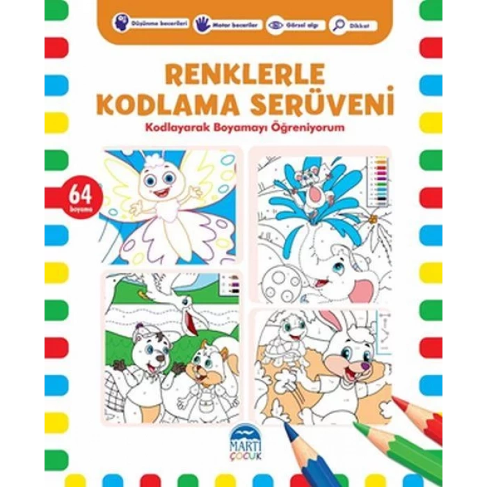 Martı-Renklerle Kodlama Serüveni 64 Boyama