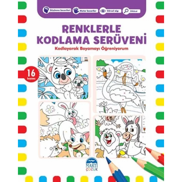 Martı-Renklerle Kodlama Serüveni Lila 16 Boyama
