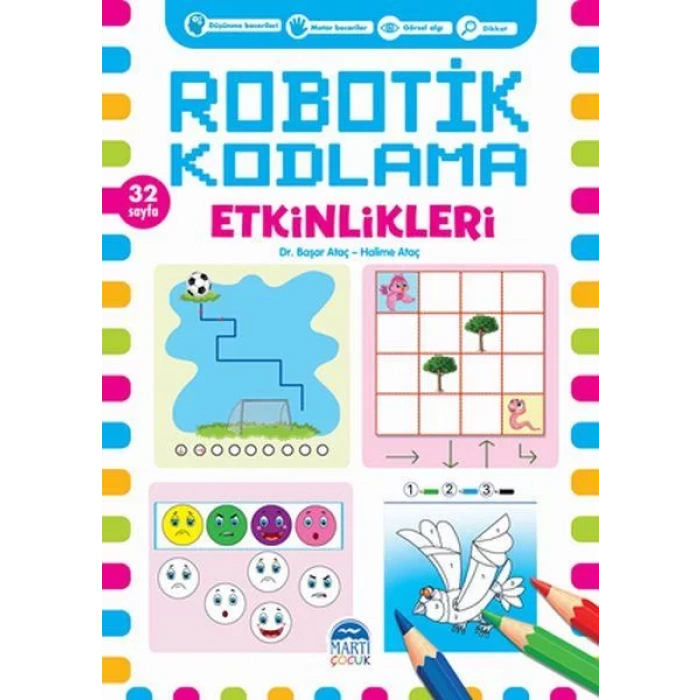 Martı-Robotik Kodlama-32 Sayfa(Pembe)