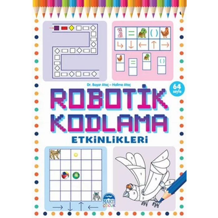 Martı-Robotik Kodlama-64 Sayfa(Mavi)