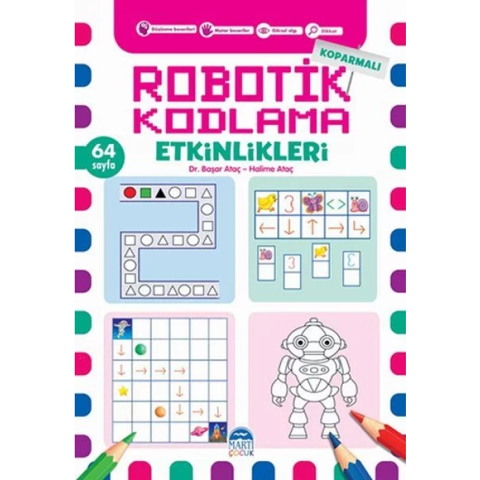 Martı-Robotik Kodlama-Koparmalı-64 Sayfa(Yeşil)