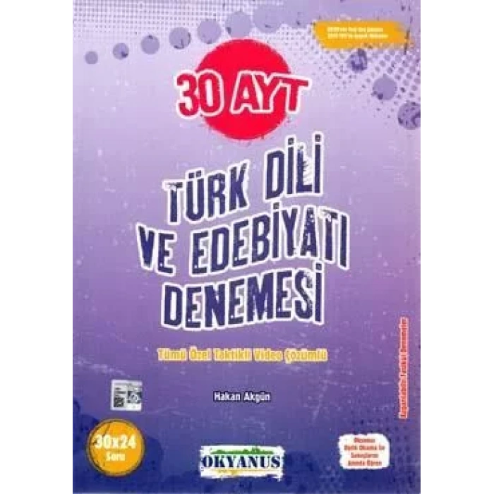OKYANUS Ayt 30 Türk Dili Ve Edebiyatı Denemesi