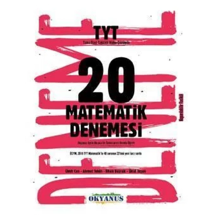 OKYANUS Tyt 20 Matematik Denemeleri