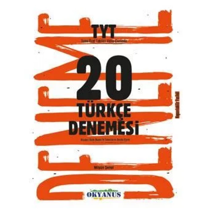 OKYANUS Tyt 20 Türkçe Denemeleri