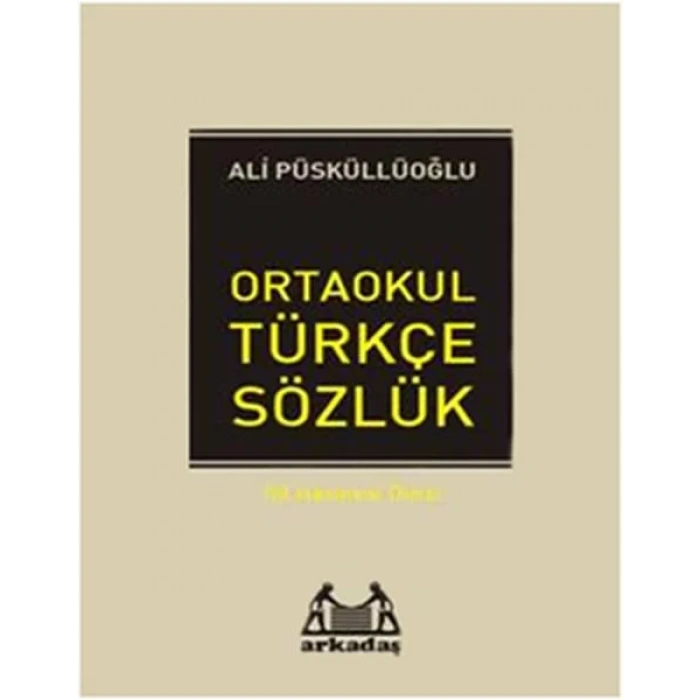 Ortaokul Türkçe Sözlük Ciltli Şömizli