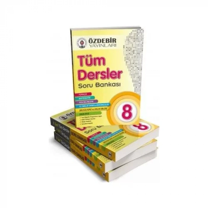 ÖZDEBİR 8.SINIF TÜM DERSLER SORU BANKASI