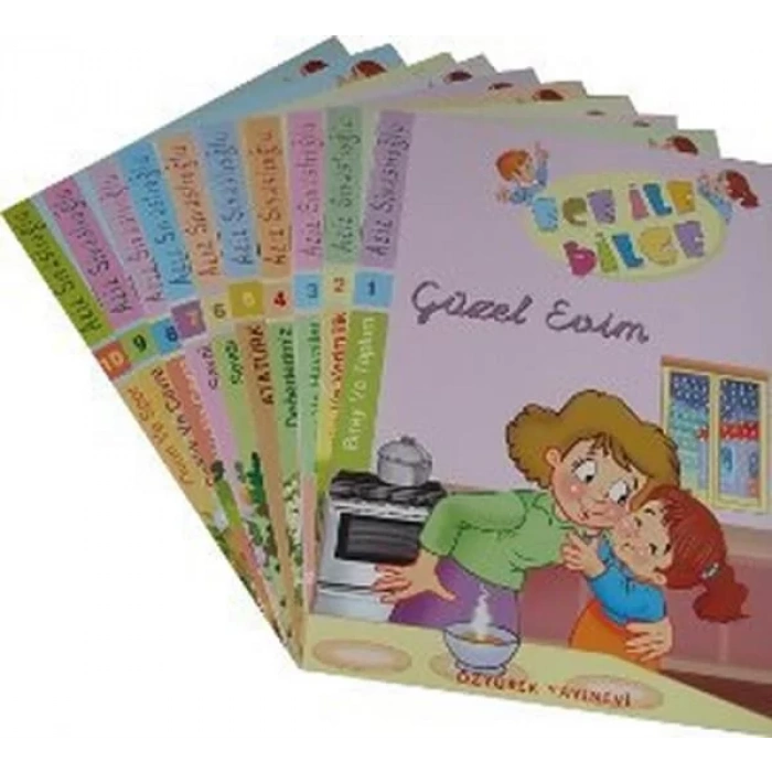 ÖZYÜREK ECE İLE BİLGE HİKAYE SETİ 1.SINIF (10 KİTAP)