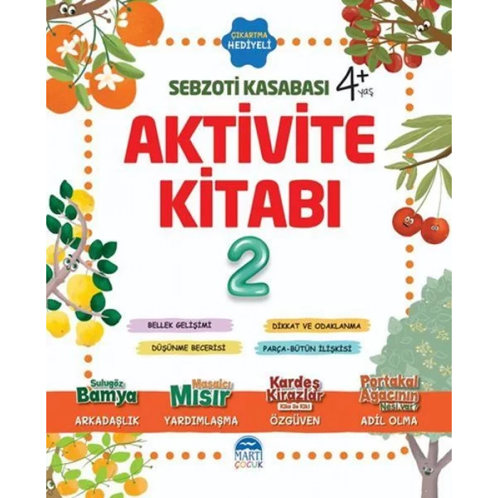 Sebzoti Kasabası Aktivite Kitabı 2 +4 yaş