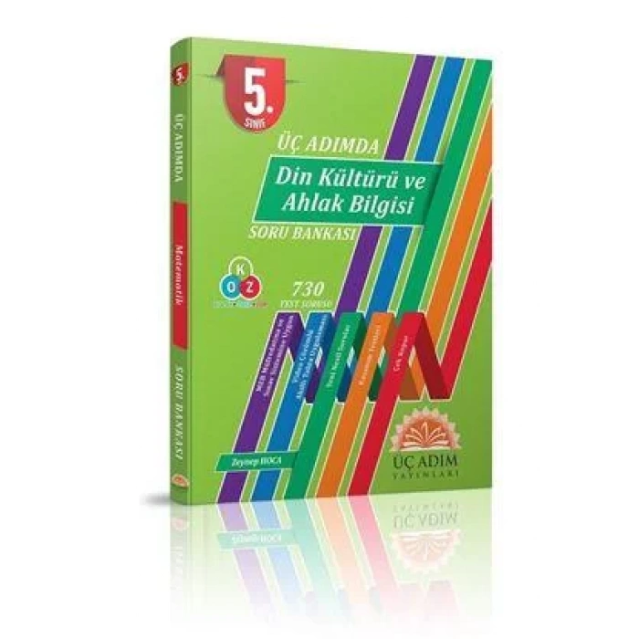 ÜÇADIM 5.SINIF DİN KÜLTÜRÜ VE AHLAK B.SORU BANKASI