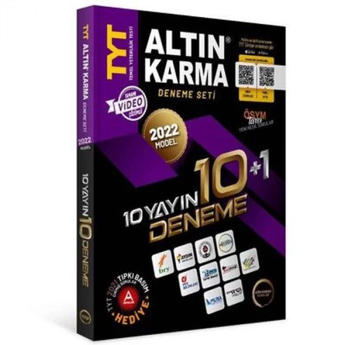 ALTIN KARMA TYT 10 DENEME 2022 MODEL