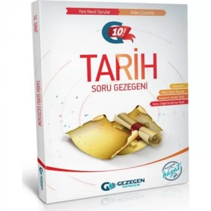 GEZEGEN 10.SINIF TARİH SORU GEZEGENİ