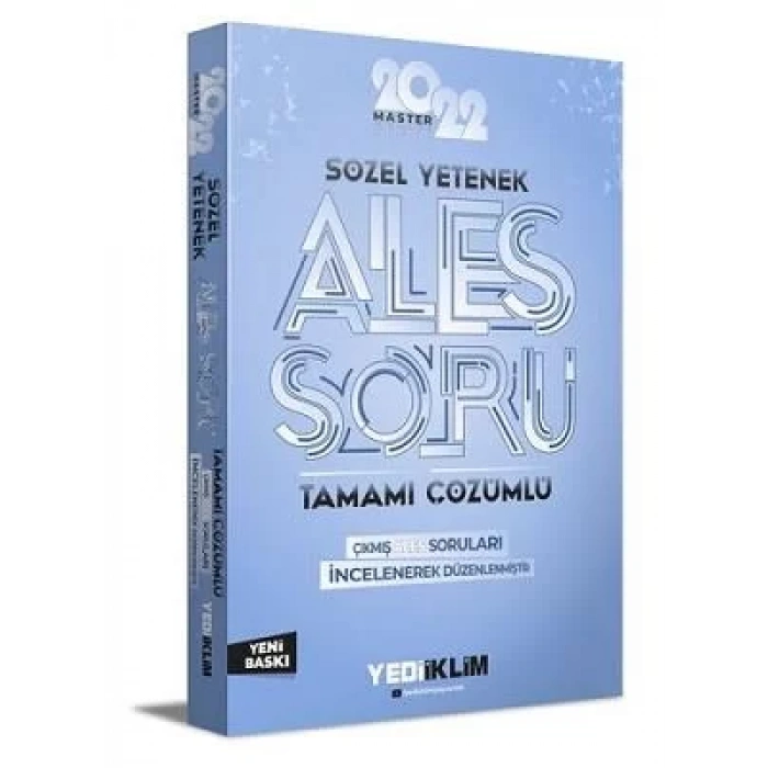 2022 ALES Sözel Yetenek Tamamı Çözümlü Soru Banka