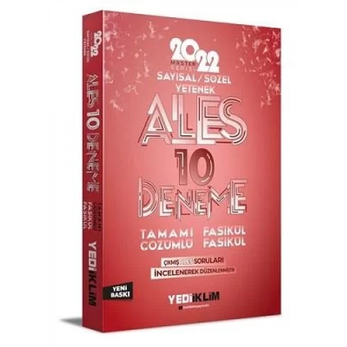 2022 ALES Sayısal-Sözel Yetenek Tamamı Çözümlü 10