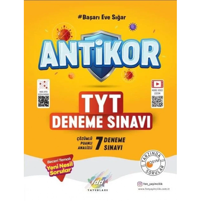 TYT Antikor 7li Deneme Sınavı