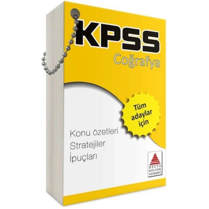 DELTA KPSS COĞRAFYA STRATEJİ KARTLARI