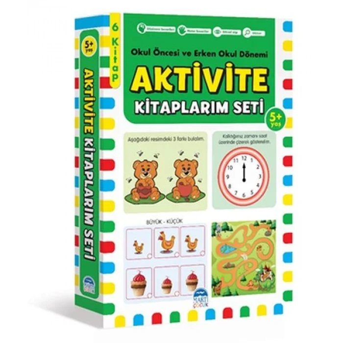 AKTİVİTE KİTAPLARIM SETİ 5 YAŞ - MARTI