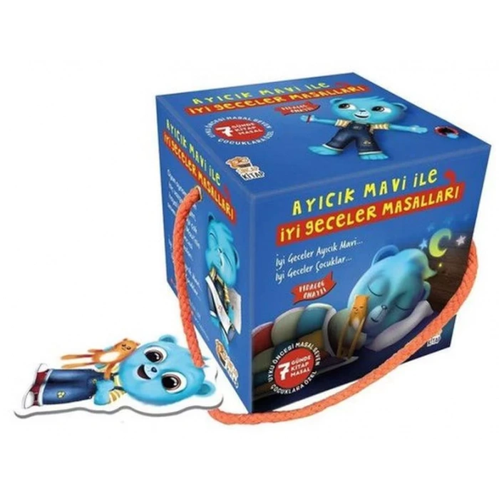 AYICIK MAVİ İLE İYİ GECELER MASALLARI (7 KİTAP)