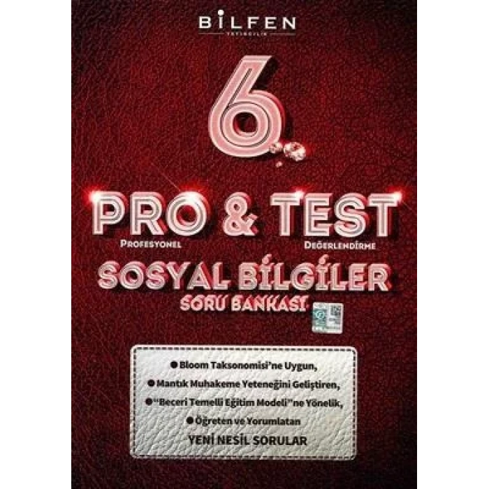 BİLFEN 6.SINIF SOSYAL BİLGİLER PRO TEST SORU BANKASI