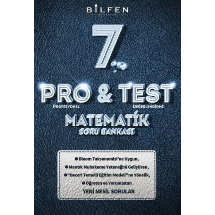 BİLFEN 7.SINIF MATEMATİK PRO TEST SORU BANKASI