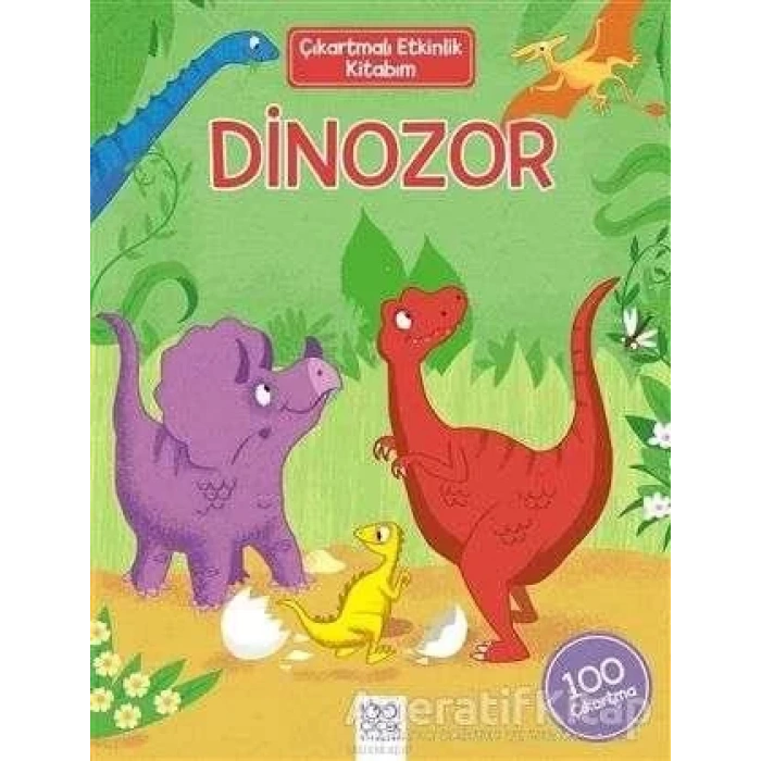 ÇIKARTMALI DİNOZOR KİTABIM - 1001 ÇİÇEK