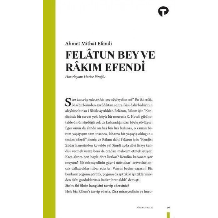 FELATUN BEY VE RAKIM EFENDİ-TURKUVAZ