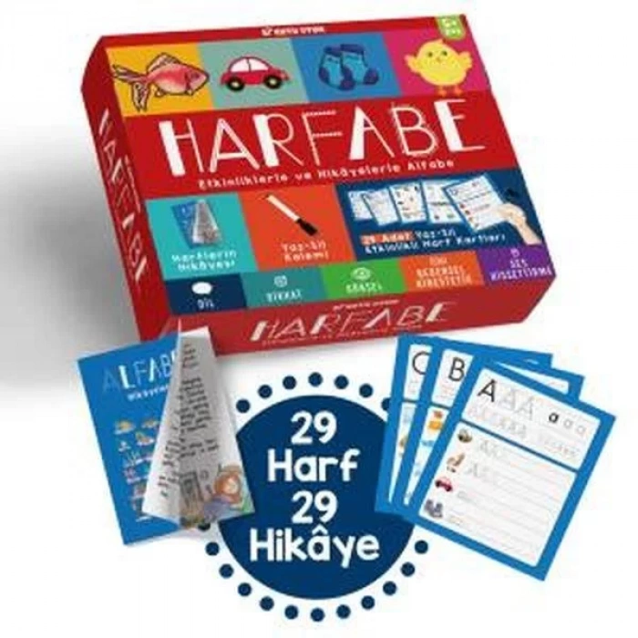 HARFABE ETKİNLİKLERLE VE HİKAYELERLE ALFABE-BİKUTU