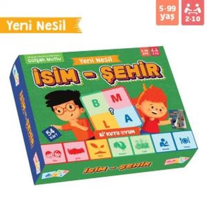 İSİM ŞEHİR - Bİ KUTU OYUN