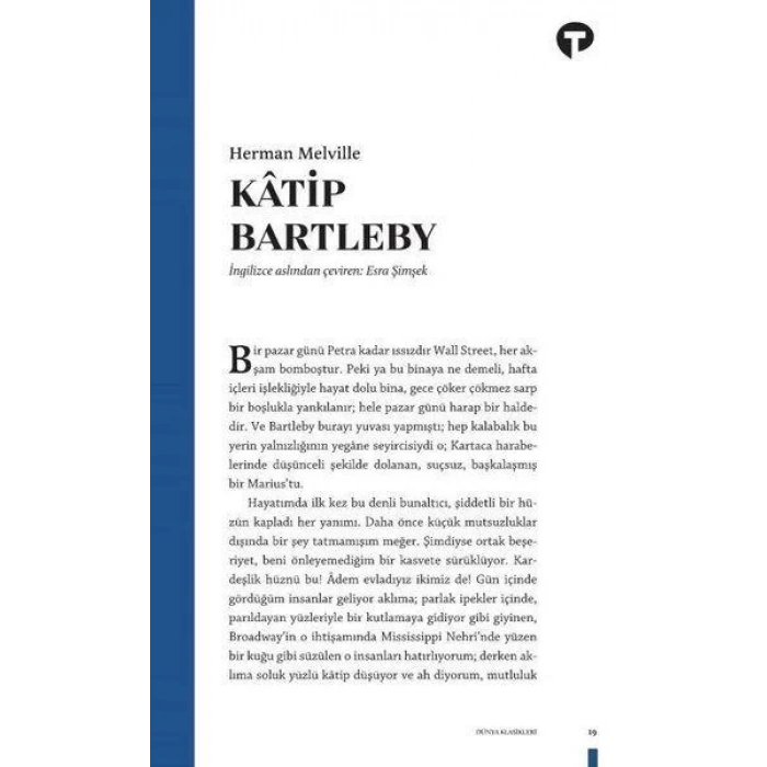 KATİP BARTLEBY-TURKUVAZ