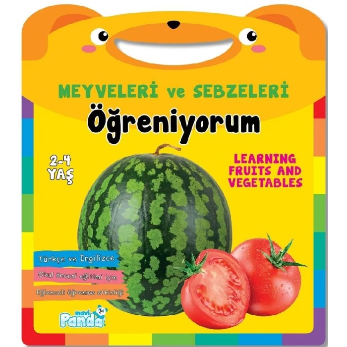 MEVYELERİ VE SEBZELERİ  ÖĞRENİYORUM -  MAVİ PANDA