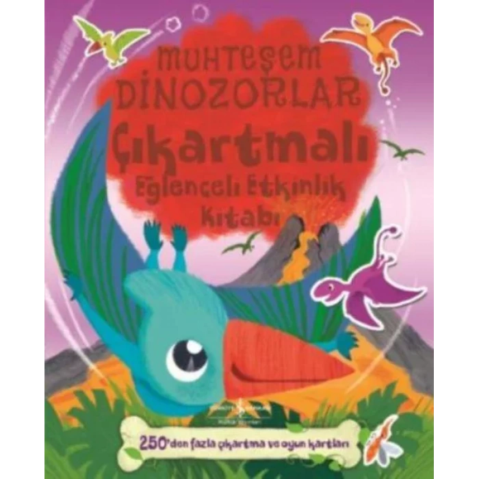 MUHTEŞEM DİNOZORLAR ÇIKARTMA KİTABI - İŞ BANKASI