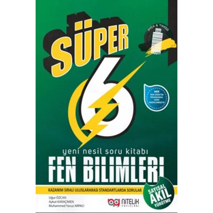 NİTELİK 6.SINIF SÜPER FEN BİLİMLERİ SORU BANKASI