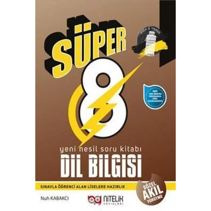 NİTELİK 8.SINIF SÜPER DİL BİLGİSİ SORU BANKASI