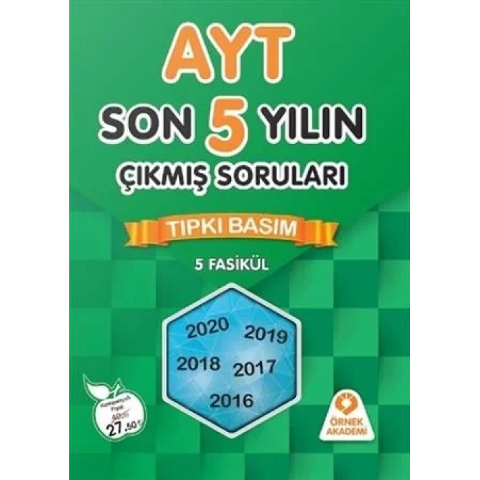 ÖRNEK AKADEMİ AYT SON 5 YIL ÇIKMIŞ SORULAR