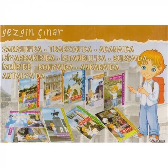 ÖZYÜREK GEZGİN ÇINAR 10 KİTAP (KUTULU)