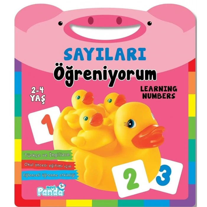 SAYILARI ÖĞRENİYORUM 2-4 YAŞ -MAVİ PANDA