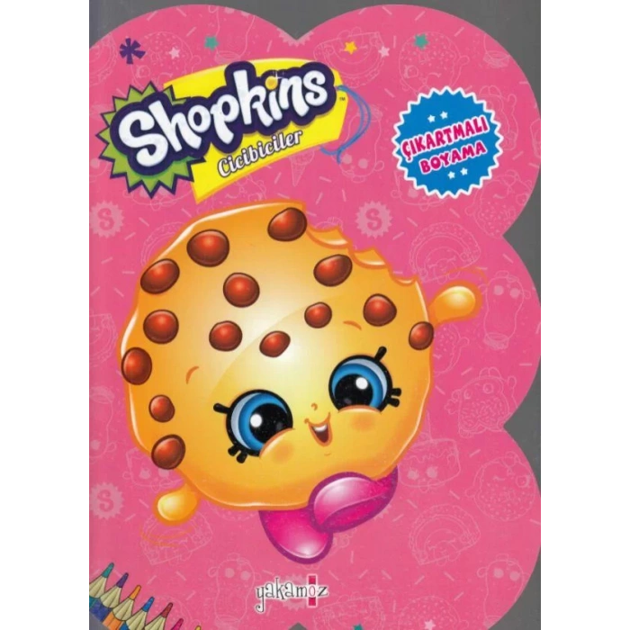 SHOPKİNS ÇIKARTMALI BOYAMA PEMBE. - YAKAMOZ
