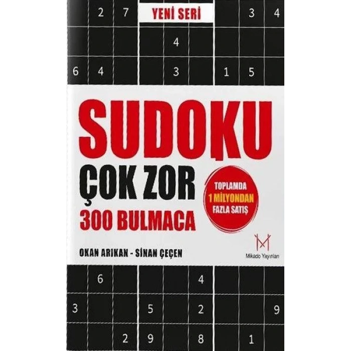 SUDOKU ÇOK ZOR 300 BULMACA - MİKADO